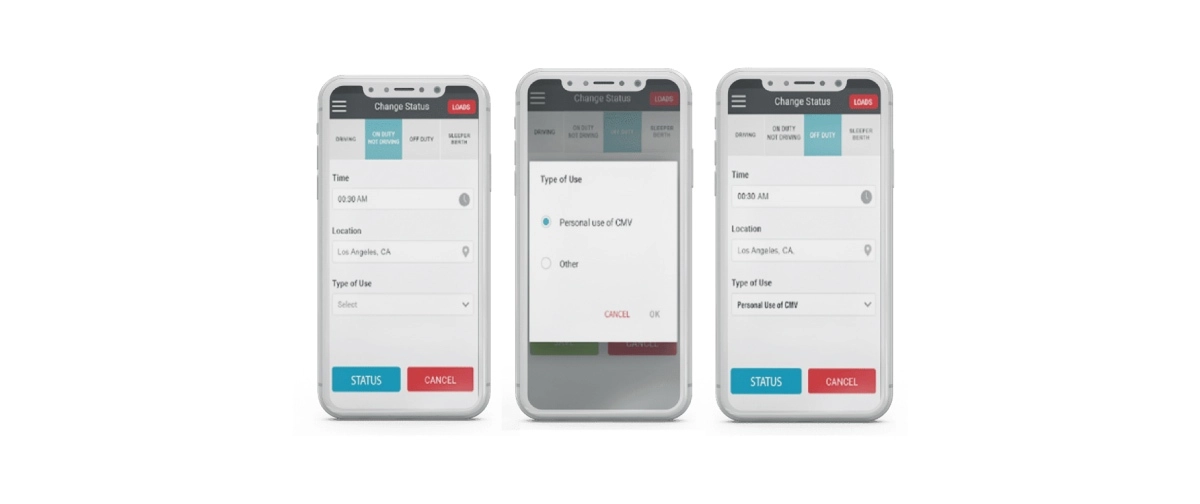 ELD Fleet Management IoT Mobile App Development IoT-enabled ELD fleet management app screenshots