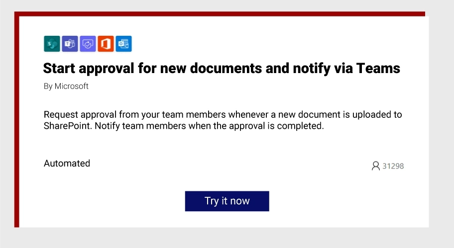 Start approval for new documents and notify via teams Start approval for new documents and notify via teams