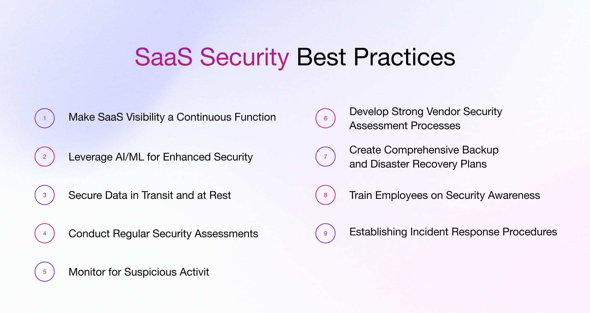 Best Practices for Securing SaaS Applications 