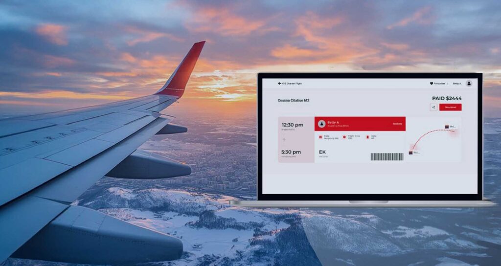 Charter Private Jet booking platform development