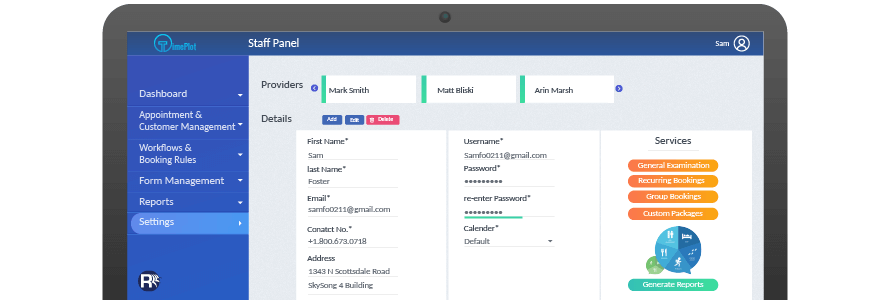 Staff Panel Of Drupal Appointment Booking Solution Staff Panel Of Drupal Appointment Booking Solution
