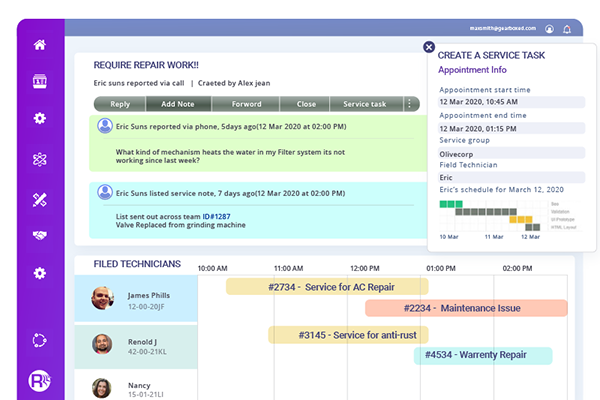 Work Order Management in Field Service Software Field Service Solution Work Order Management