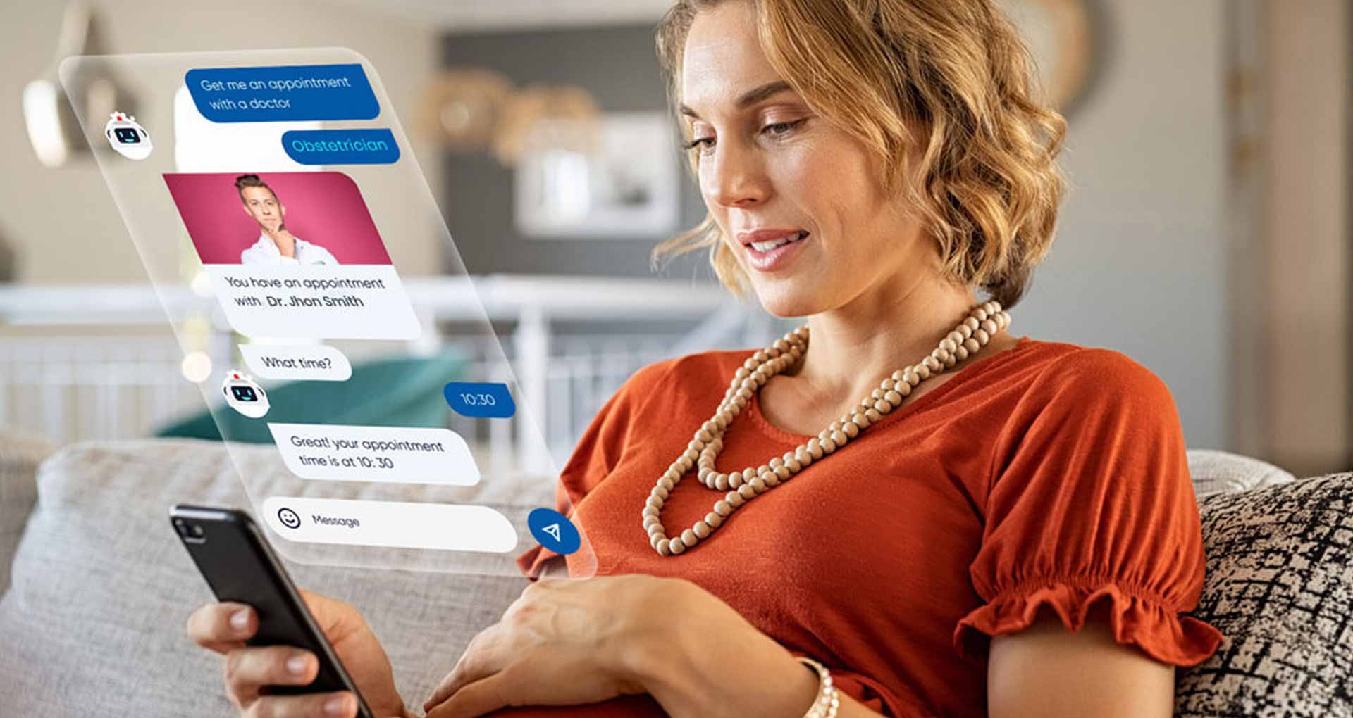 Rishabh Software's Custom Healthcare Chatbot Development