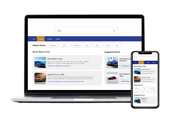 Main Search Screen for Developed Collaborative Search System