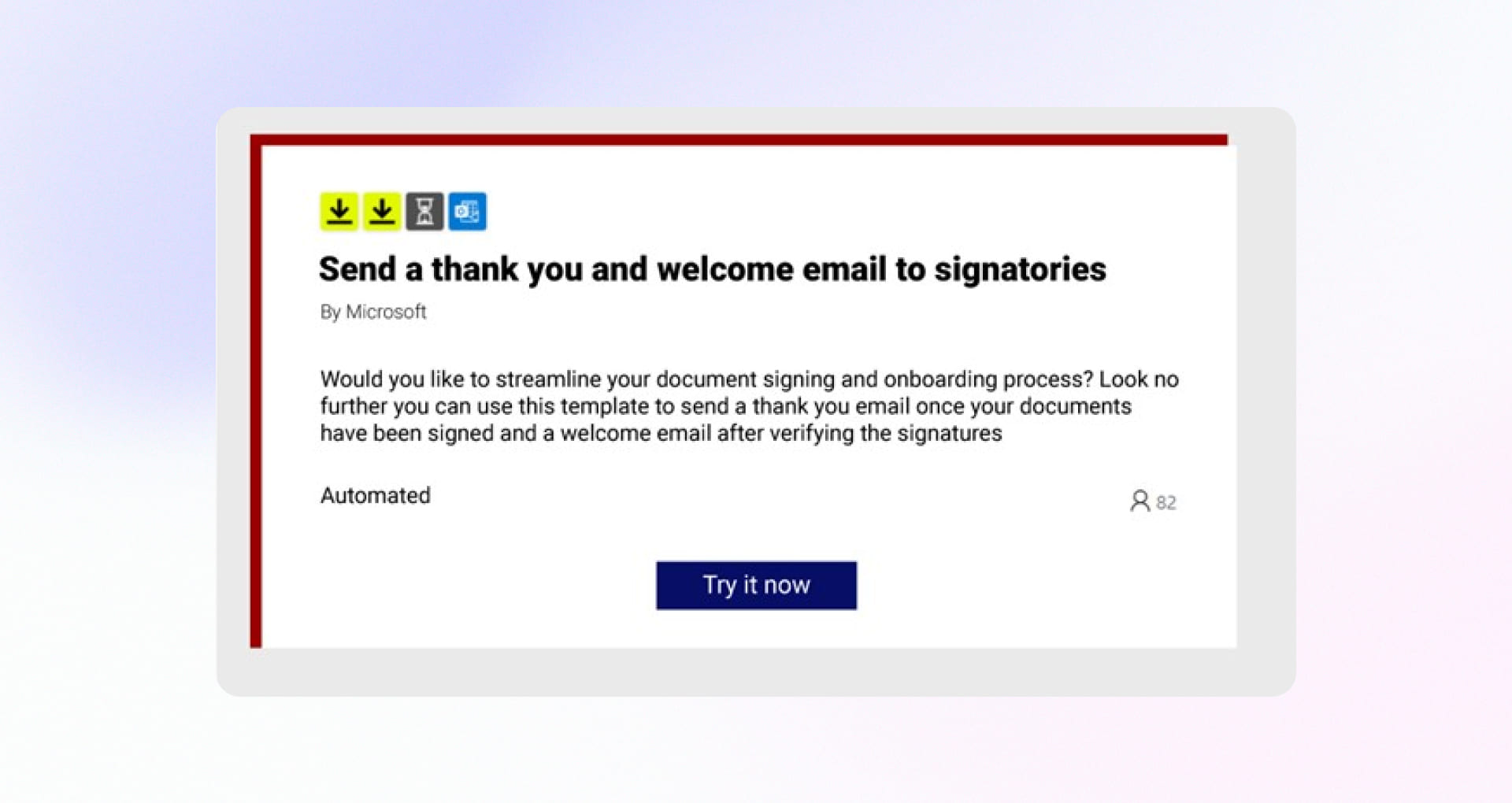 Automate notifications for project assignments