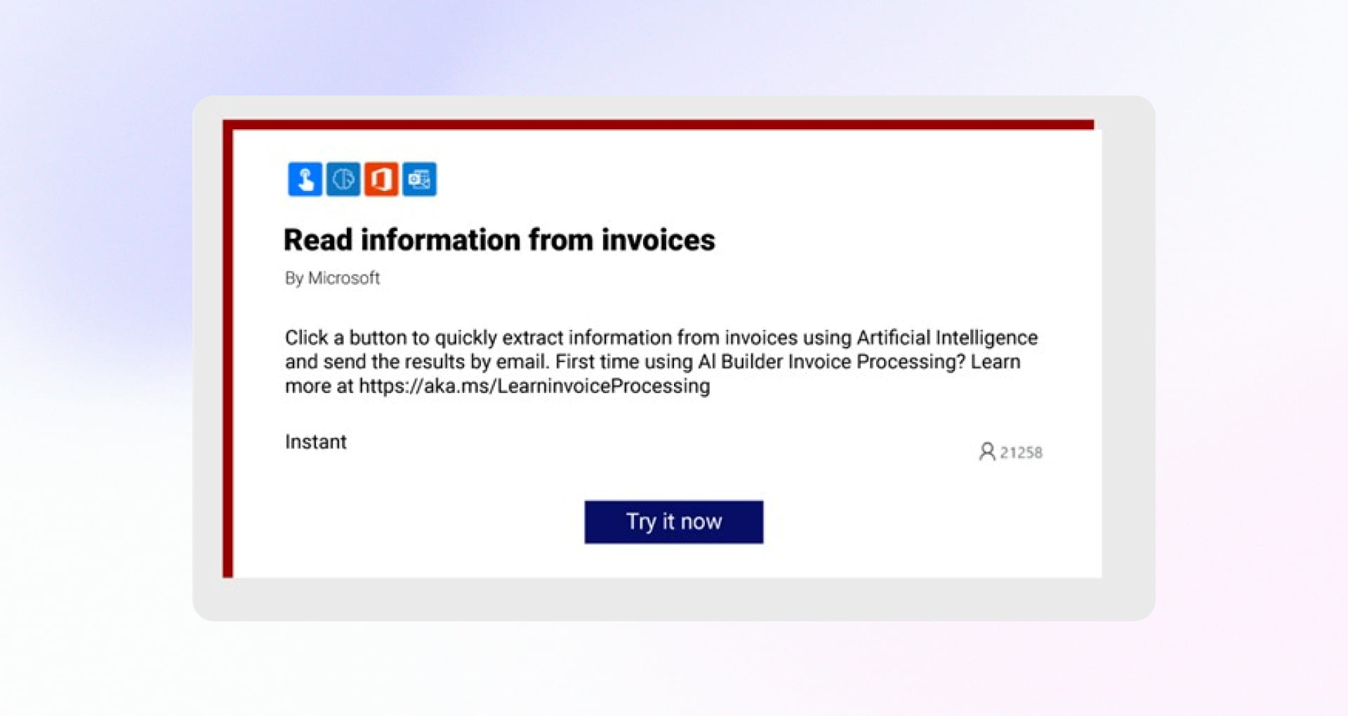 Extract information from invoices