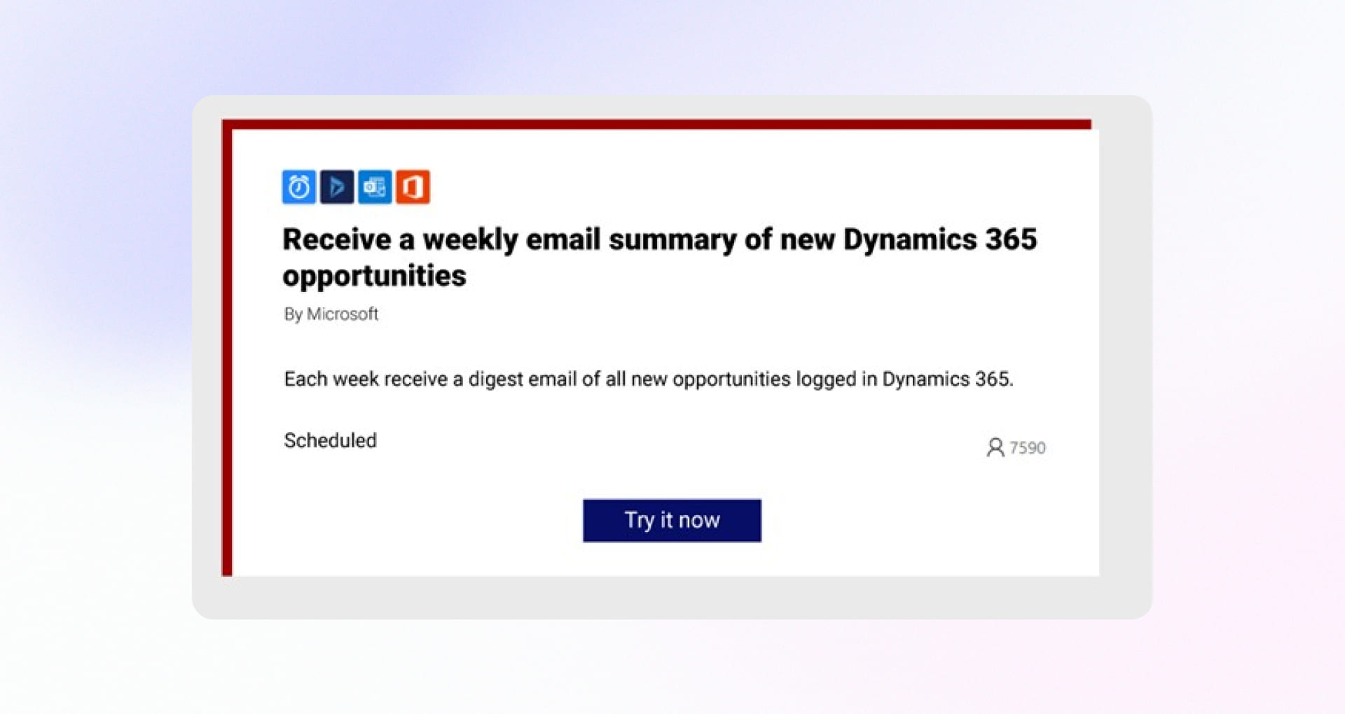 get notified for new opportunities logged in dynamics 365