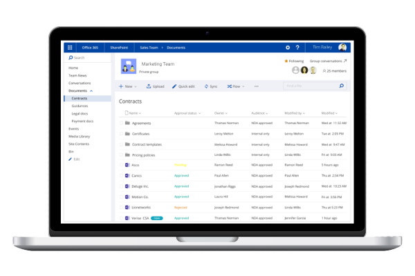 Cloud based document management system dashboard Cloud based document management system dashboard