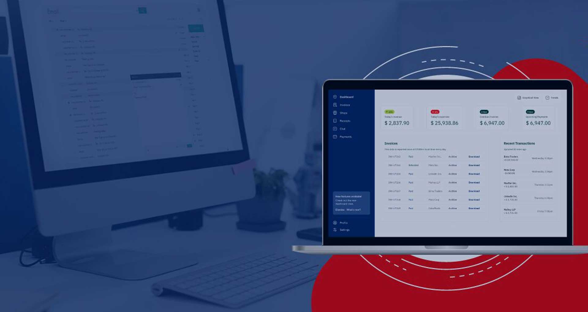 Invoice management platform development