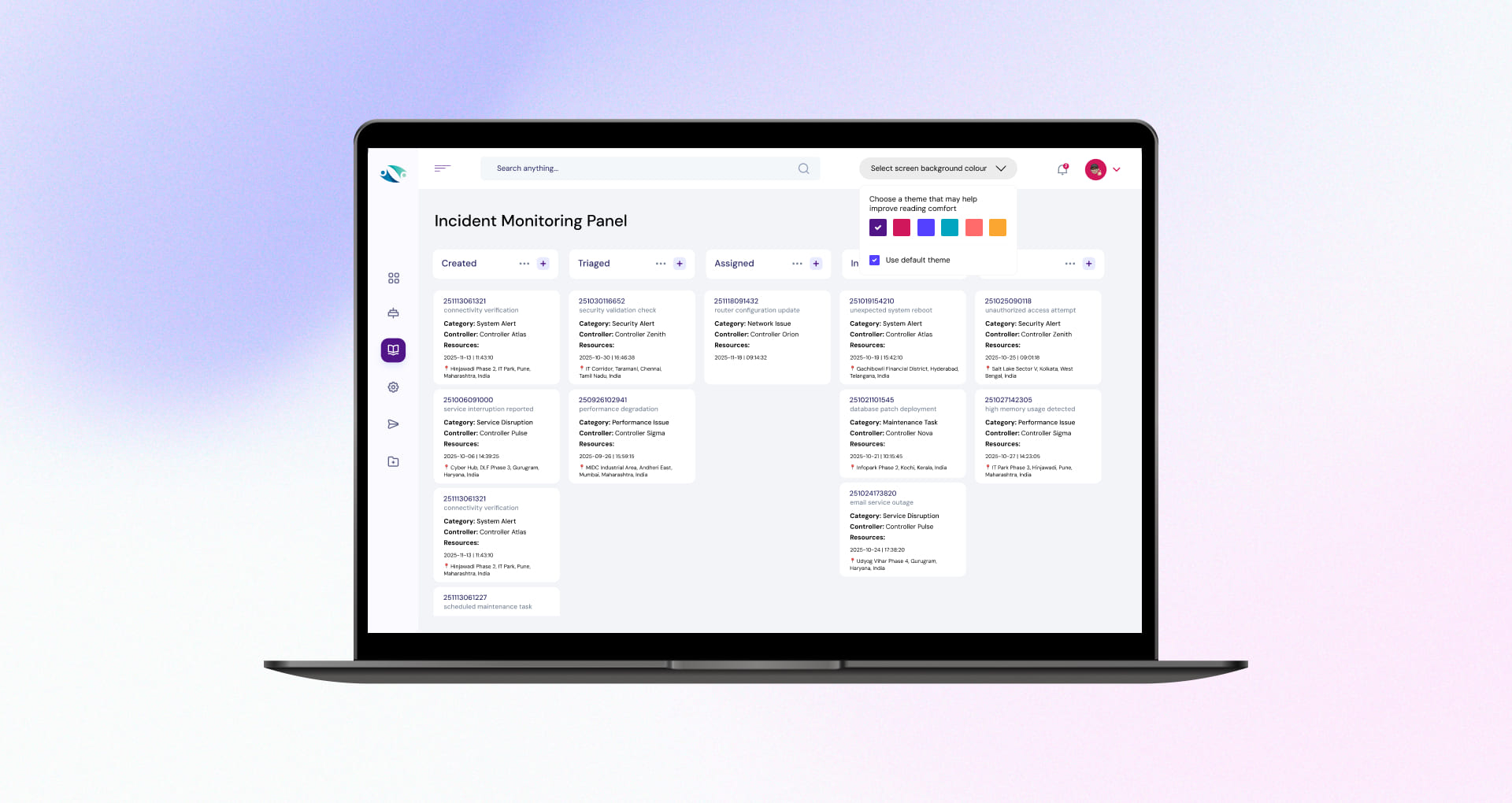 Online Incident Management System