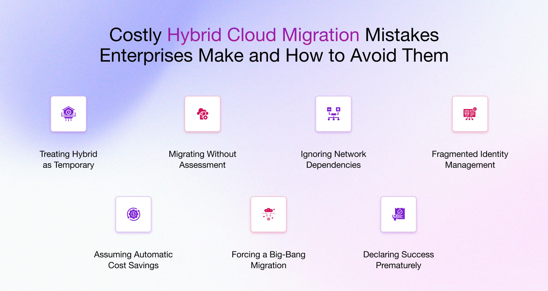 Costly Hybrid Cloud Migration Mistakes and How to Avoid Them