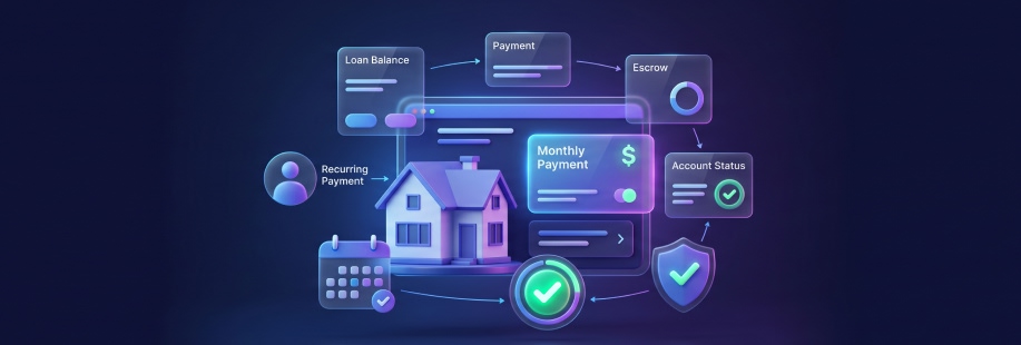 Mortgage loan servicing software